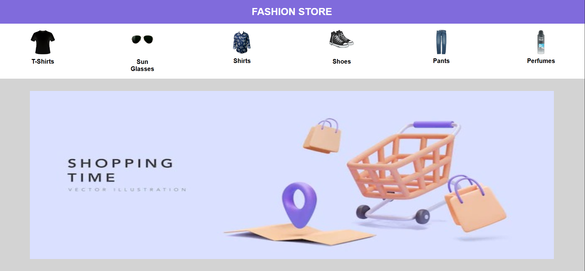 Fashion Store Landing Page